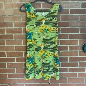 Vintage Diamonds Slip On Dress